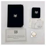 1994 World Cup Prestige Set + 1994 Proof Silver Eagle + 1960 Mexico Un Peso Silver Coin - OGP/COA