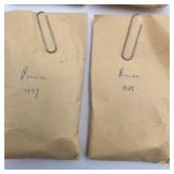 Unsearched Aprox: 2 LB Wheat Penny Lot - 1935 1937 1938 1942 1944 1948 1956 - Estate Envelope Collection