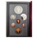 1990 U.S. Prestige Set + 1990 Royal Canadian Mint Set + 1935 & 1943 Silver Washington Quarters - Better Mixed Coin Lot