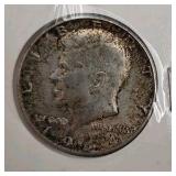 5 Silver Coin Lot - 1895-O Barber Quarter, 1909 Barber Quarter, 1958 Franklin Half, 1967 Kennedy Half, 1954 Roosevelt Dime