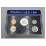 1993 Premier Silver Proof Set + 1970 Proof Set + 1973 40% Silver Eisenhower Dollar - Over 1.07 Troy Oz Silver