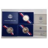 1986 Liberty Half Dollar Proof Lot x3 + 1985 United Kingdom Proof Coin Set - Original Boxes/COA - Estate Collector Group