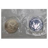 1993 Premier Silver Proof Set + 1970 Proof Set + 1973 40% Silver Eisenhower Dollar - Over 1.07 Troy Oz Silver