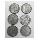 Mixed U.S. & Foreign Coin Lot - Kennedy Halves, Quarters, 1905 Barber Quarter, 1936 Buffalo Nickel, 1943 Steel Cents, Foreign Coins