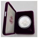 1992-S Proof Silver American Eagle w/ Box & COA + 2 Silver Roosevelt Dimes - Over 1.14 Troy Oz Silver
