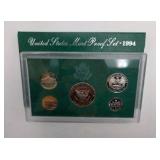 1991 1992 1993 1994 U.S. Mint Proof Set Lot - 4 Original Sets w/ COAs - Estate Coin Collection