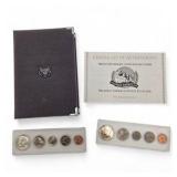 SILVER U.S. MINT SET LOT – 1966 & 1967 SPECIAL MINT SETS + 1991 PRESTIGE PROOF SET / MOUNT RUSHMORE SILVER DOLLAR / OGP COA / 1.0692 ASW