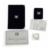 1994 World Cup Prestige Set + 1994 Proof Silver Eagle + 1960 Mexico Un Peso Silver Coin - OGP/COA