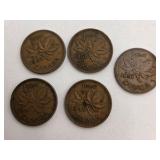 Susan B. Anthony Dollar Collection + 1996 Summer Games Mint Strip + 1998 Uncirculated Set + Aprox: 1 LB+ Unsearched Pennies Lot