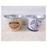 Metal Alcohol Buckets Kona Brewing Co and White Claw Hard Seltzer