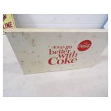 Things Go Better With Coke Sign Metal