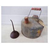 Vintage Gas and Oil Can