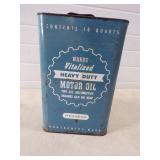 Wards Vitalized Heavy Duty Motor Oil Can 10 Quarts