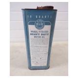 Wards Vitalized Heavy Duty Motor Oil Can 10 Quarts