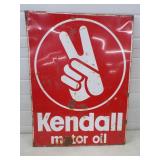 Kendall Motor Oil Metal Sign Double Sided