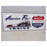 American Flyer Trains Metal Sign