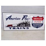 American Flyer Trains Metal Sign
