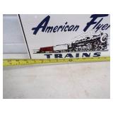 American Flyer Trains Metal Sign