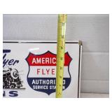 American Flyer Trains Metal Sign