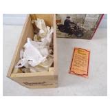 Harly Davidson Cast Iron Motorcycle Toy with Removable Rider