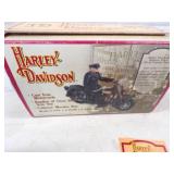 Harly Davidson Cast Iron Motorcycle Toy with Removable Rider