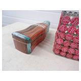 Coca Cola Homemade Cap Basket and Tin