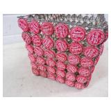 Coca Cola Homemade Cap Basket and Tin