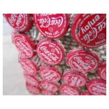 Coca Cola Homemade Cap Basket and Tin
