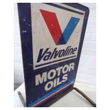 Valvoline Motor Oils Curb Sign
