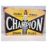 Champion Spark Plugs Metal Sign