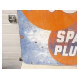 AC Spark Plugs 1954 Metal Sign Very Heavy Metal Sign