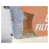 AC Spark Plugs 1954 Metal Sign Very Heavy Metal Sign