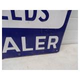 Original Painted Metal Embossed Jacques Seeds Dealer