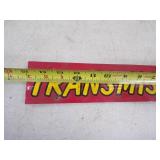 Transmissions Metal Sign