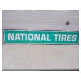 National Tire Metal Sign