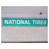 National Tire Metal Sign
