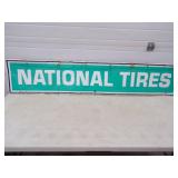 National Tire Metal Sign