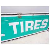 National Tire Metal Sign