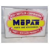 Mopar Parts Division Metal Sign