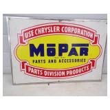 Mopar Parts Division Metal Sign