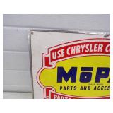 Mopar Parts Division Metal Sign