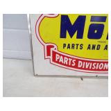 Mopar Parts Division Metal Sign