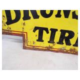 Antique Original Brunswick Tires Metal Sign