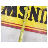 Antique Original Brunswick Tires Metal Sign