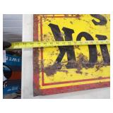 Antique Original Brunswick Tires Metal Sign
