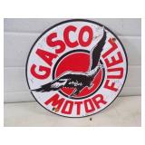 Gasco Motor Fuel Metal Sign