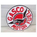 Gasco Motor Fuel Metal Sign