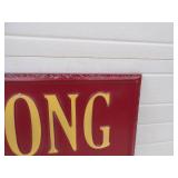 Metal Embossed Armstrong Tires Sign