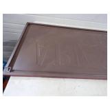 Metal Embossed Armstrong Tires Sign