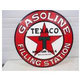 Texaco Motor Oil Gasoline Filling Station Sign